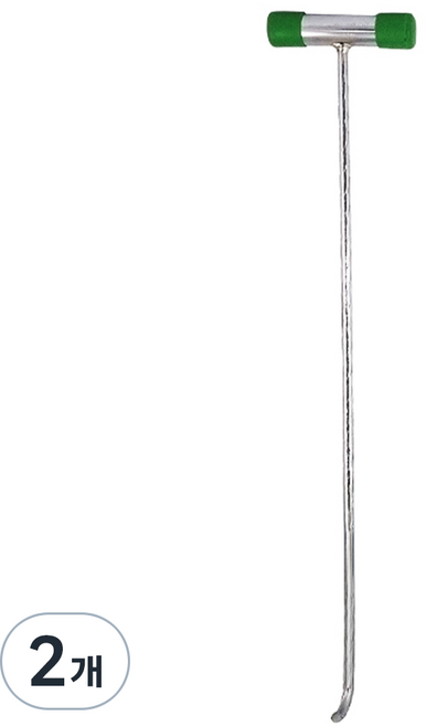 데일드 크롬도금 운반 이동 갈고리 T형, 2개