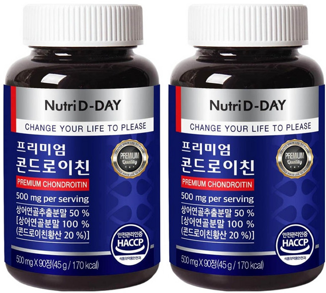 뉴트리디데이 프리미엄 콘드로이친, 90정, 2개