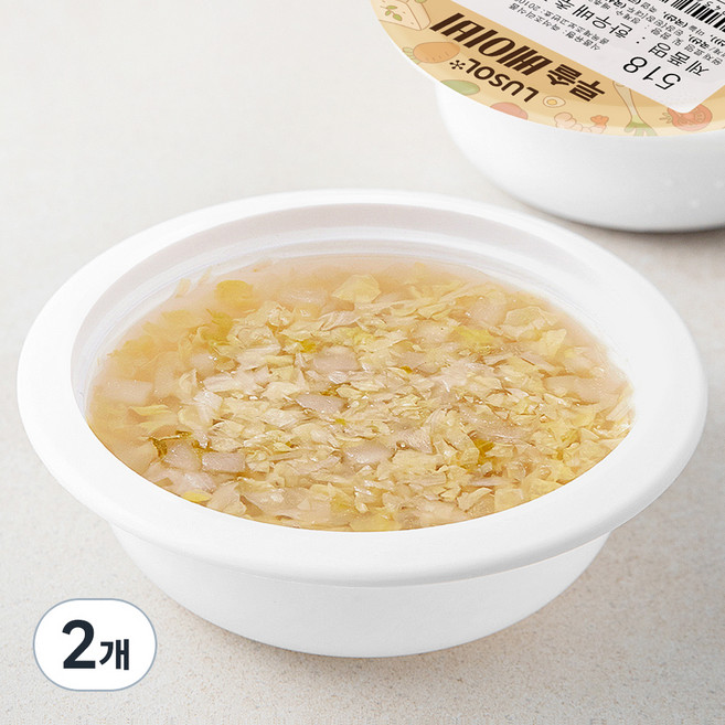 루솔 한우배추국 518, 150g, 2개