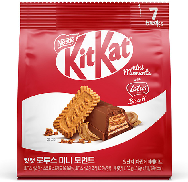 KitKat 로투스 미니 모먼트, 16.6g, 1개