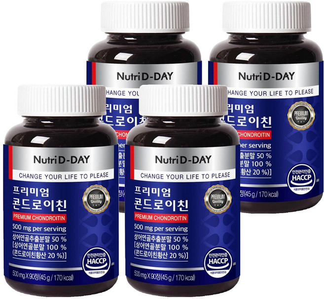 Nutri D-DAY 優質軟骨素錠, 90顆, 4罐