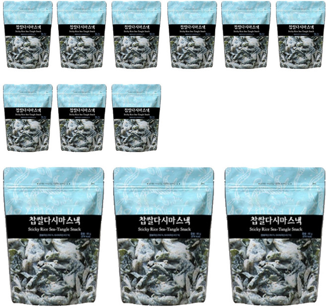 맛있는풍경 찹쌀 다시마 스낵, 60g, 12개