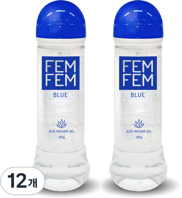 펨펨 블루 알로에 마사지 젤, 360g, 12개