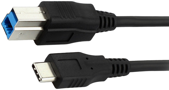 atake Type C對USB3.0 B-Type印表機線, 1m, 1條