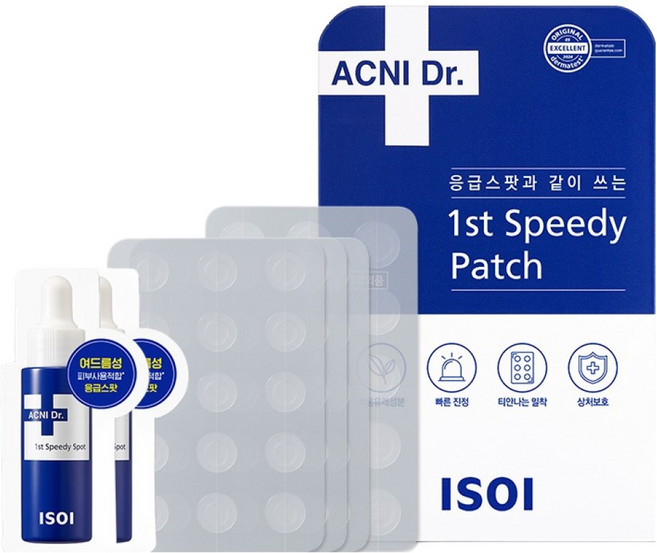 아이소이 응급패치 60p + 응급스팟 2p, 1개