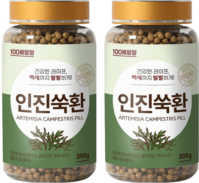 백세팔팔 인진쑥환, 2개, 300g