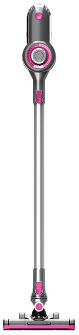 HERAN 禾聯 無線手持旋風吸塵器 1570g 1136 x 250 x 257mm, 銀色 + 桃紅色, HVC-23E1