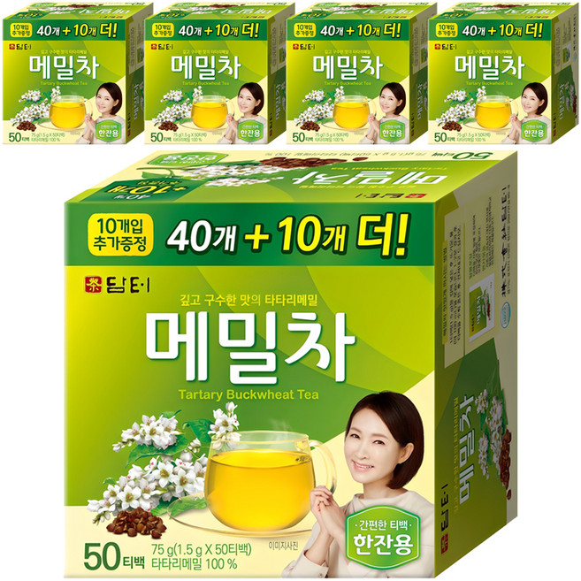 담터 메밀차, 1.5g, 50개입, 5개