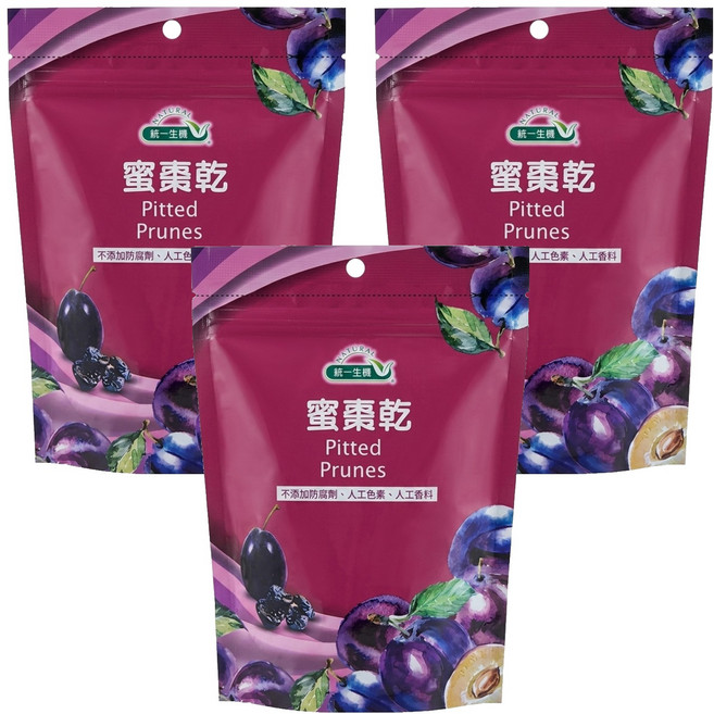 統一生機 蜜棗乾, 250g, 3包