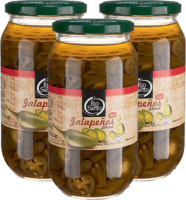 리오산토 할라페뇨 슬라이스, 950g, 3개