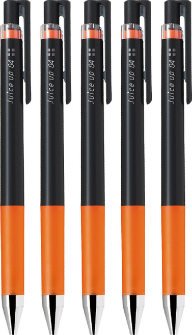 PILOT 百樂 Juice up 04 超級果汁筆 0.4mm 5本入, 橘色, 1組