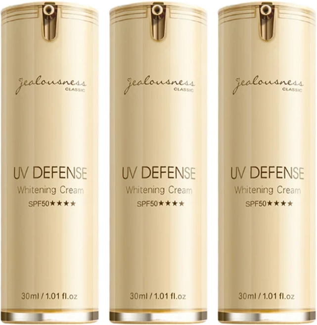 jealousness 婕洛妮絲 抗UV防曬素顏霜 SPF50, 30ml, 3瓶