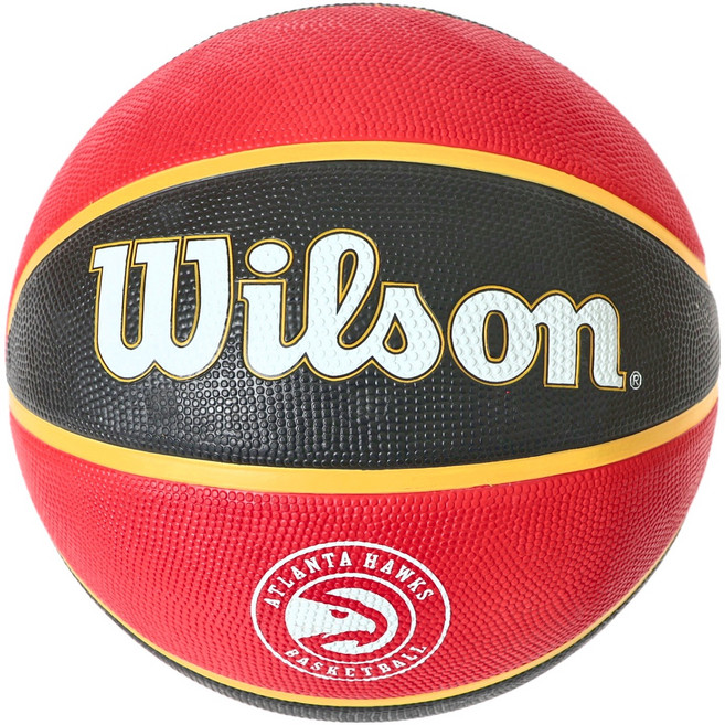 윌슨 NBA Team 애틀란타 호크스 농구공, 1개, WTB1300XBATL
