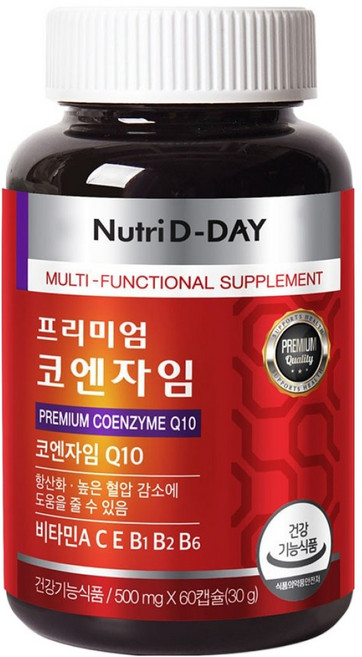 뉴트리디데이 프리미엄 코엔자임 Q10, 60정, 1개