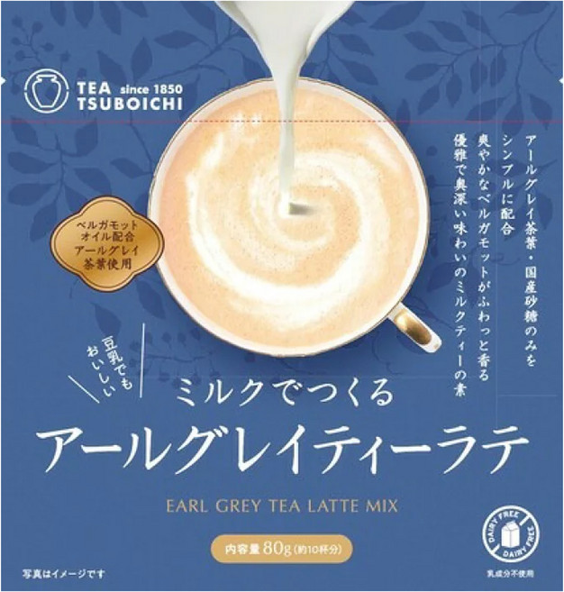 TEA TSUBOICHI 製茶本舖 伯爵茶沖泡粉, 80g, 1入, 1包