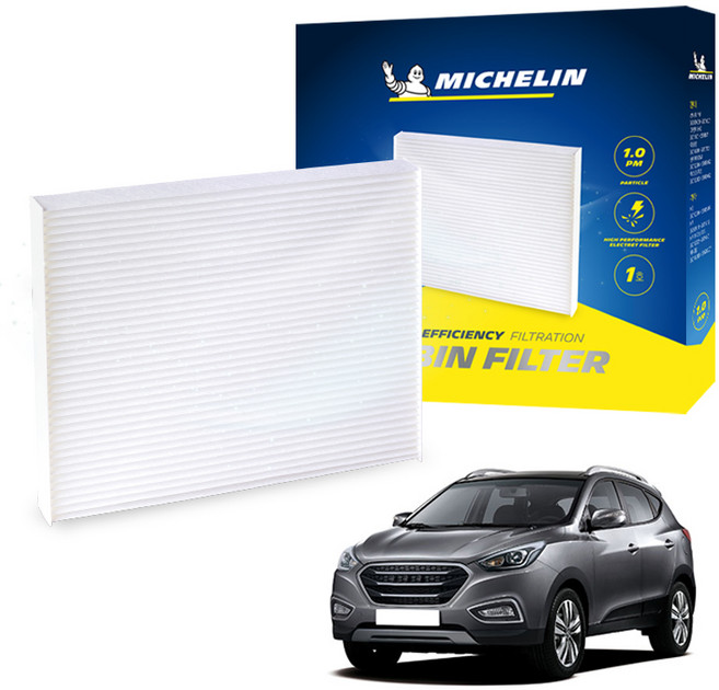 MICHELIN 米其林 車用 PM1.0 空調濾網, 2號 CF-0102, 1個