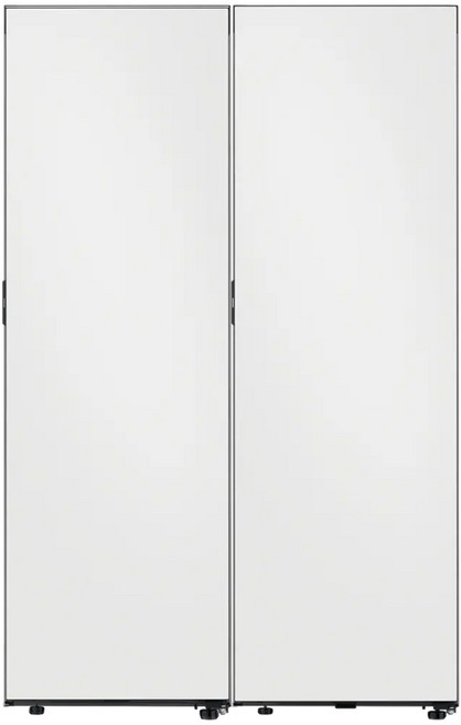 삼성전자 BESPOKE 냉장고 1도어 키친핏 409L 우개폐 + 김치플러스 냉장고 1도어 키친핏 좌열림 348L 세트 방문설치, RR40C7905AP, RQ34C7915AP, RA-C00K1DAA