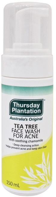 Thursday Plantation 星期四農莊 茶樹潔顏慕斯, 150ml, 1瓶