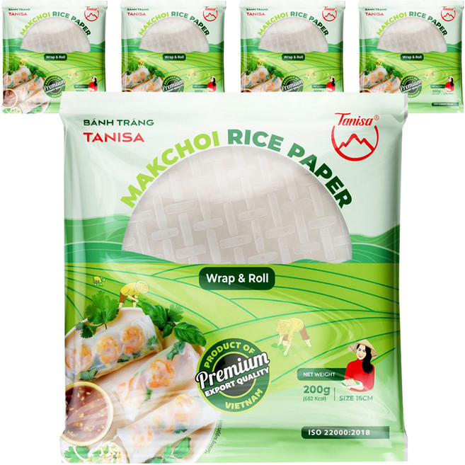 타니사 막초이 라이스 페이퍼, 200g, 5개