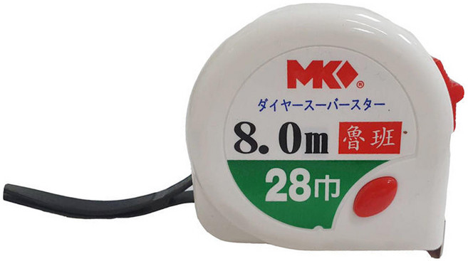 台灣 MK 新型魯班尺 8m x 28mm, 1個