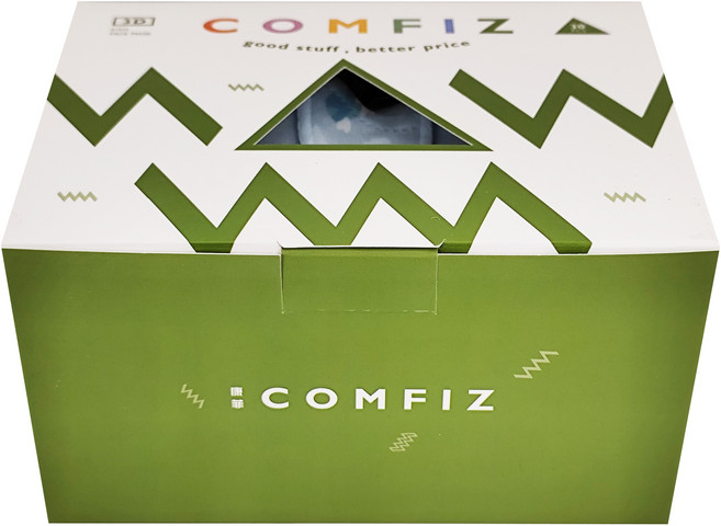 COMFIZ 康菲 大童3D醫療 10 x 13cm 7-12歲, 30片, 1盒, 海底樂園 藍色