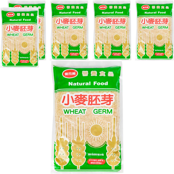 健而美 小麥胚芽 250g 天然食品, 6包