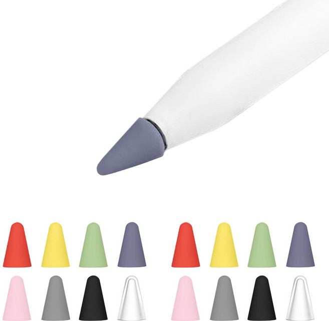 리아몬트 애플펜슬 펜촉 펜슬 팁 커버 실리콘 보호캡 16p, 1세트, 혼합색상