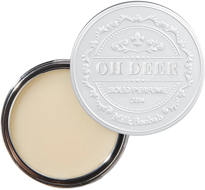 밀크바오밥 바르는 고체향수 오디어 화이트머스크향, 8g, 1개 - 쿠팡