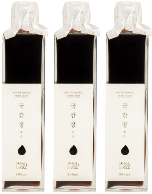 부엉이곳간 국간장, 3개, 300ml