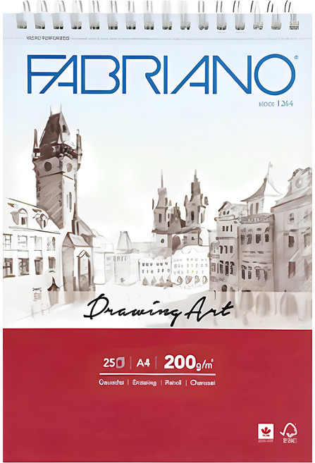 파브리아노 드로잉아트 CS02 200g, A4, 1개