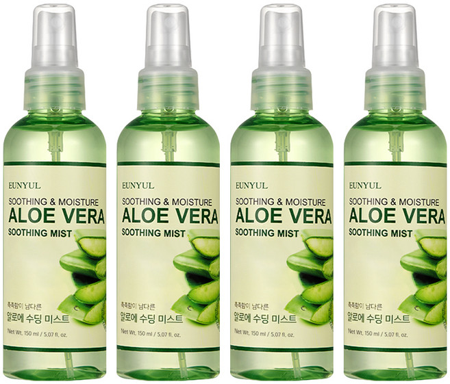 은율 알로에 수딩 미스트, 150ml, 4개