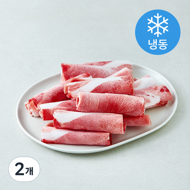 하이포크 한돈 대패 앞다리 구이용 (냉동), 2개, 400g