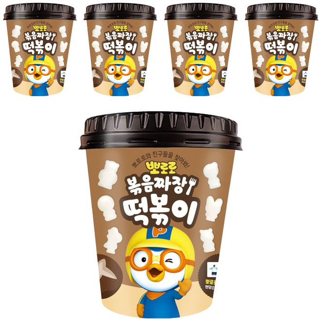 Earnest F&B Pororo 炒炸醬年糕, 110g, 5個