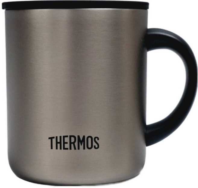 THERMOS 膳魔師 含蓋不鏽鋼真空杯 JDG-282C SMT, 1個, 霧面灰, 280ml