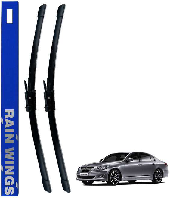 레인윙스 전면와이퍼 2종 세트, 현대 제네시스 BH A 2008~2010