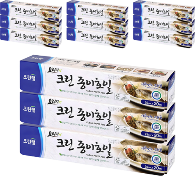 크린랩 종이호일, 20m, 12개
