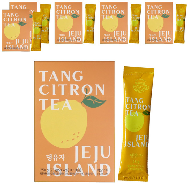 제주담움 댕유자 스틱, 25g, 10개입, 6개