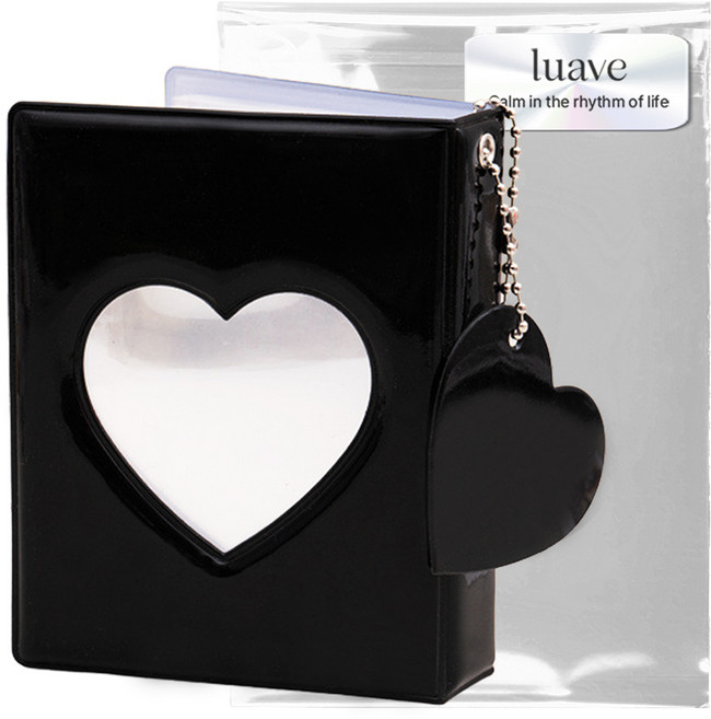 루아브 폴라로이드 러브 미니 포토앨범, 블랙, 32매