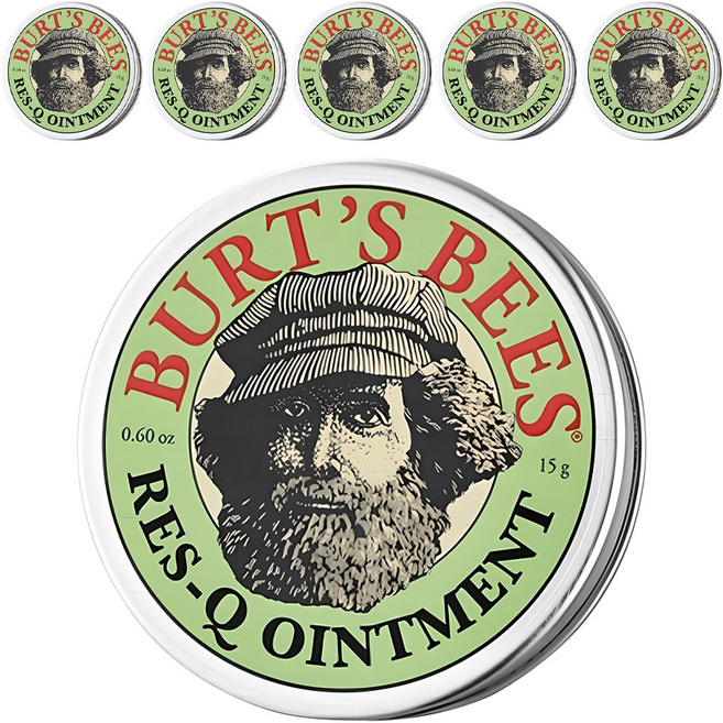 버츠비 레스큐 오인트먼트 틴, 로즈마리 / 라벤더, 15g, 6개