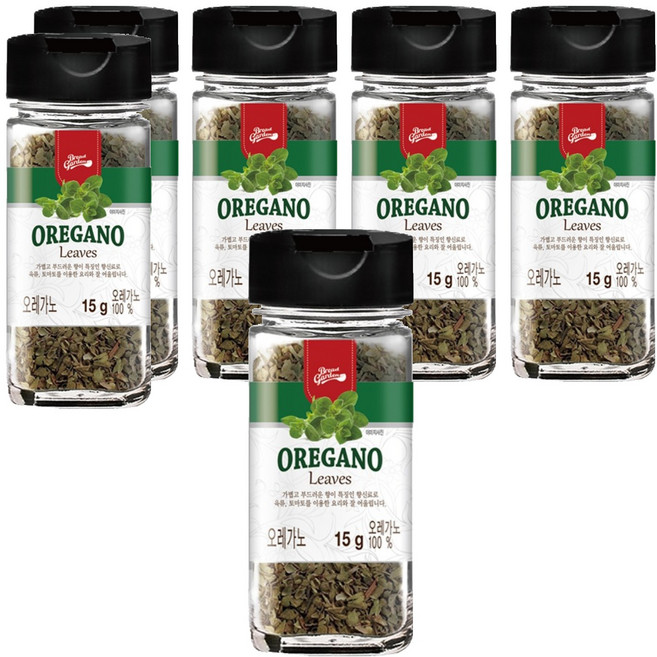 브레드가든 오레가노, 15g, 6개