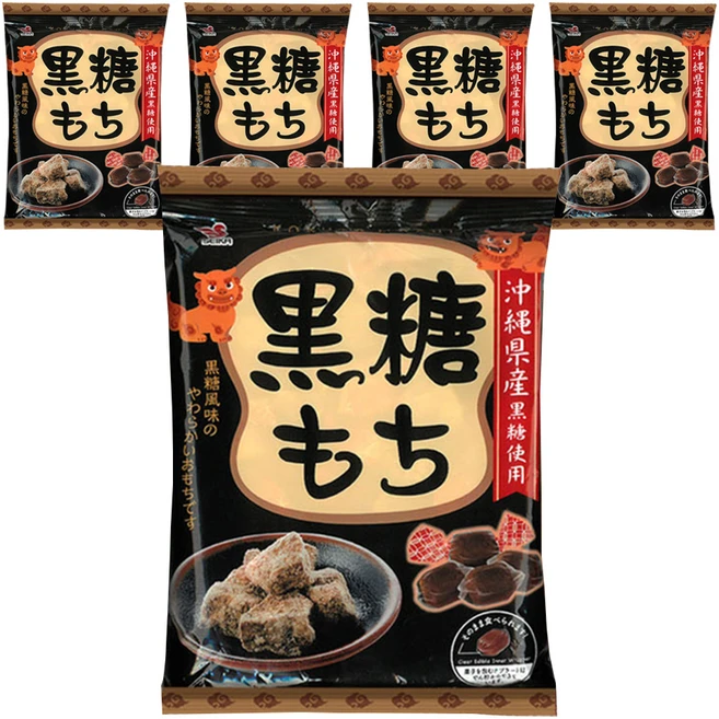 세이카 찹쌀 흑당모찌, 117g, 5개 - 쿠팡