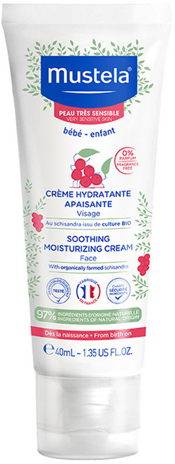 mustela 慕之恬廊 嬰兒敏弱修復潤膚霜, 40ml, 1條
