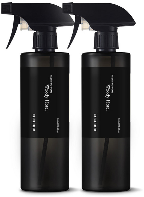 코코도르 패브릭퍼퓸 우디호텔 본품, 2개, 500ml