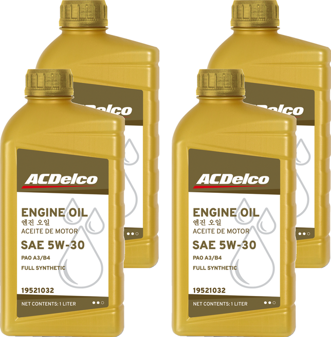 에이씨델코 프리미엄 엔진오일, 4개, 5w30, 1L