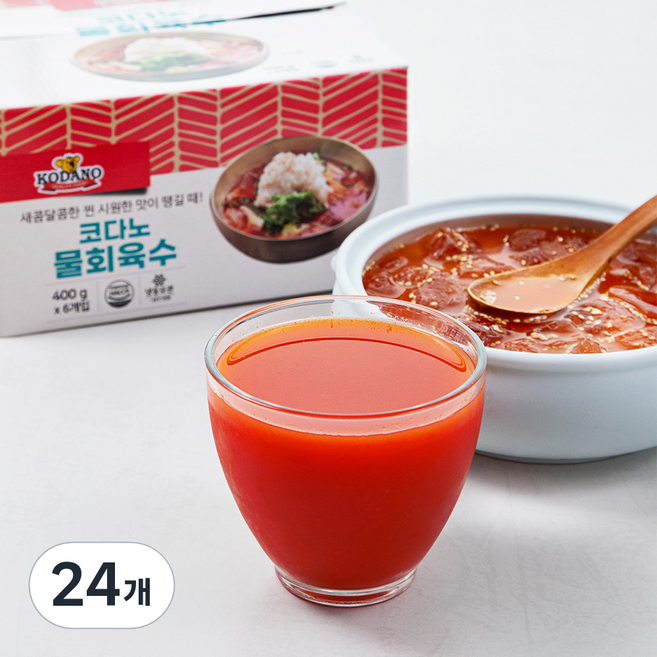코다노 물회 육수 (냉동), 400g, 6개입, 4개