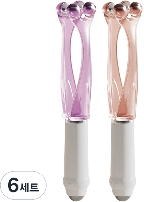 모나코올리브 손가락 스트레칭 핑거 마스터 마사지기 2종 세트, 6세트, 퍼플 + 핑크
