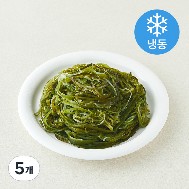 나물투데이 국내산 한번 씻어나온 미역줄기 (냉동), 5개, 400g