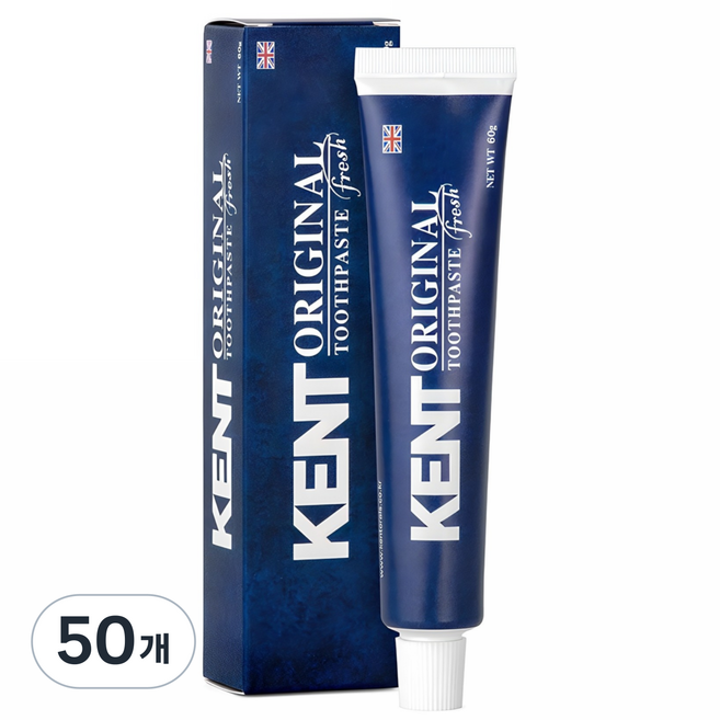 켄트 오리지널 프레쉬 치약, 60g, 50개