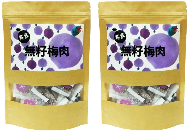 同正 紫蘇無籽梅肉, 150g, 2袋
