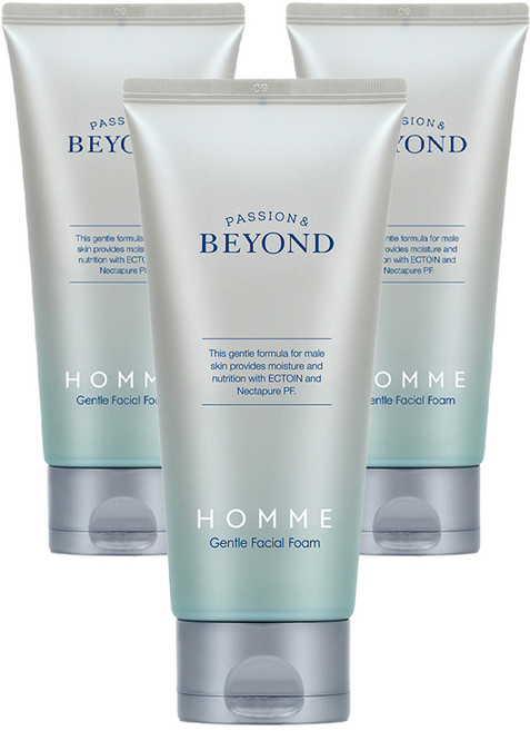비욘드 옴므 젠틀 페이셜 폼, 150ml, 3개